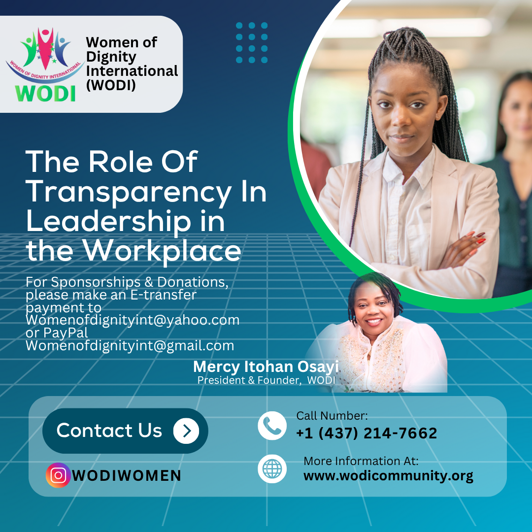 The Role Of Transparency In Leadership in the Workplace