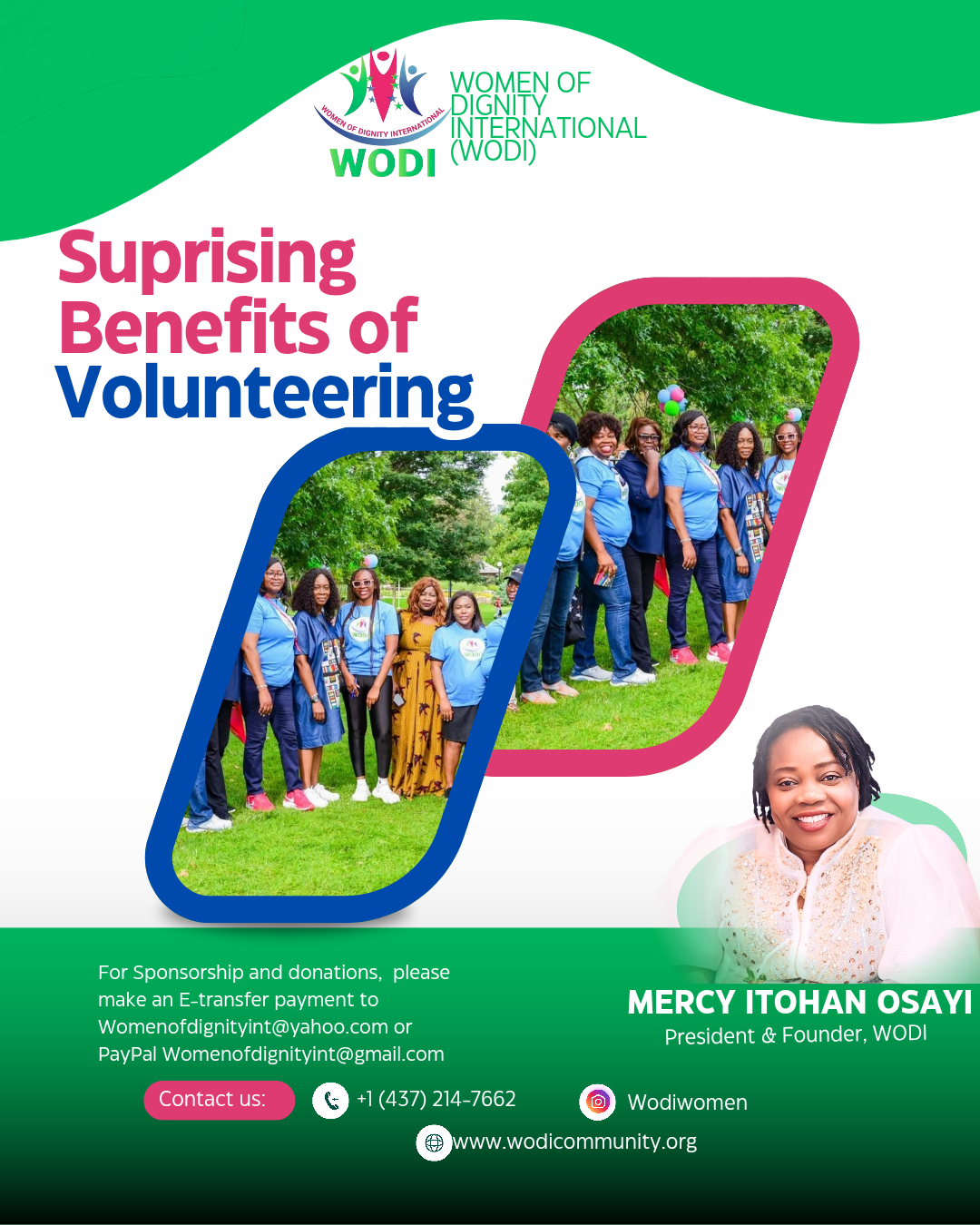 Surpising Benefits of Volunteering