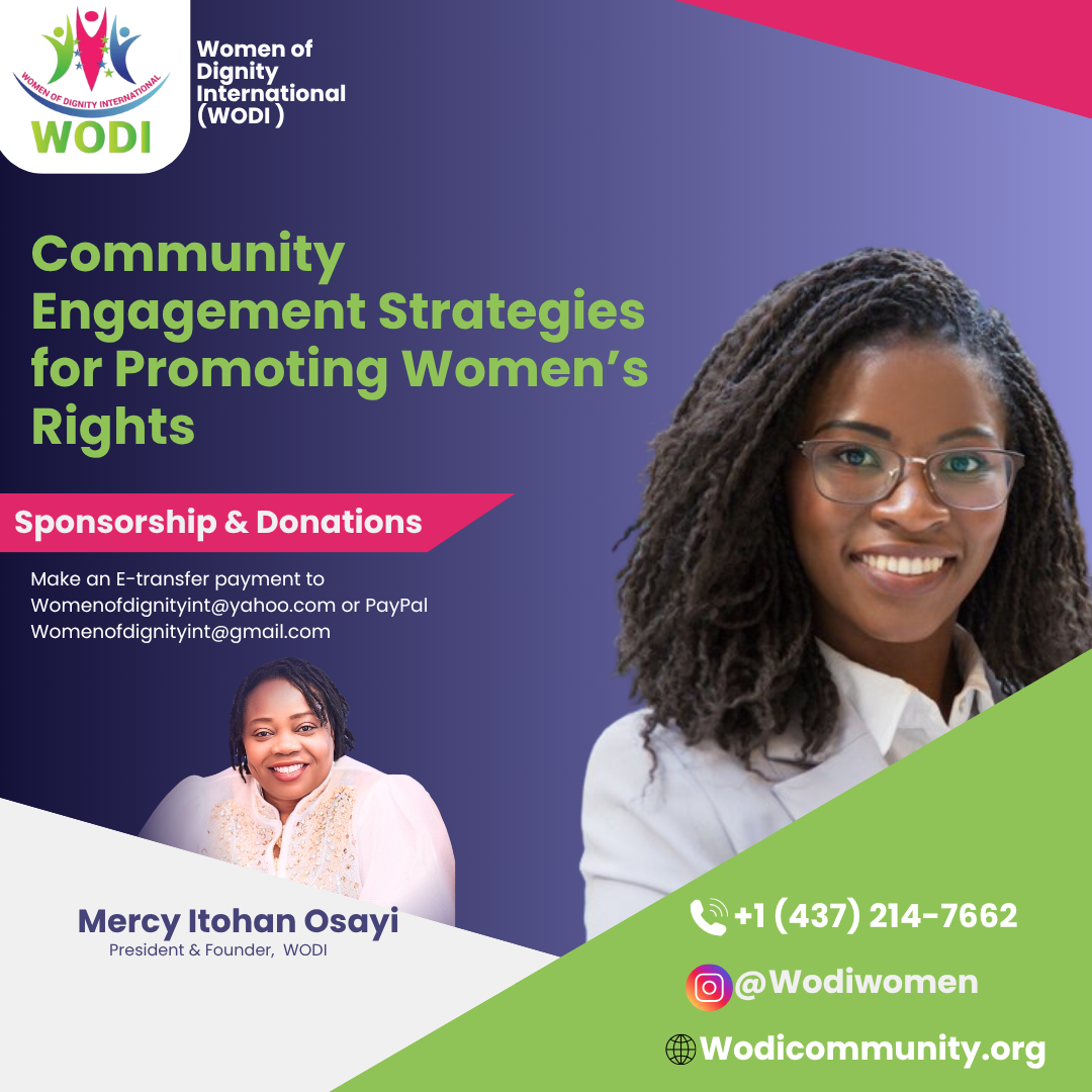 Community Engagement Strategies for Promoting Women’s Rights